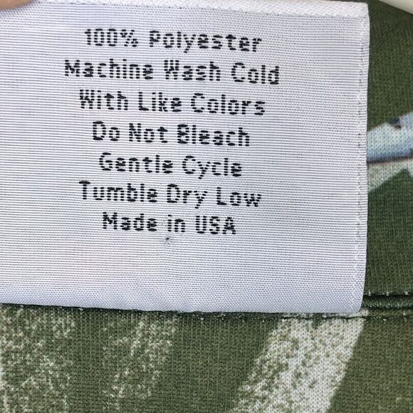 AE Sport Shirt Mens XXL Green US Marines Hawaiian Button Up Beach Adult - Picture 8 of 10